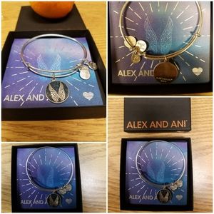 Alex and Ani Guardian Angel Embossed Bracelet